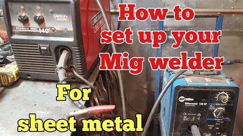 how to mig weld 18 gauge sheet metal|what is mig welding.